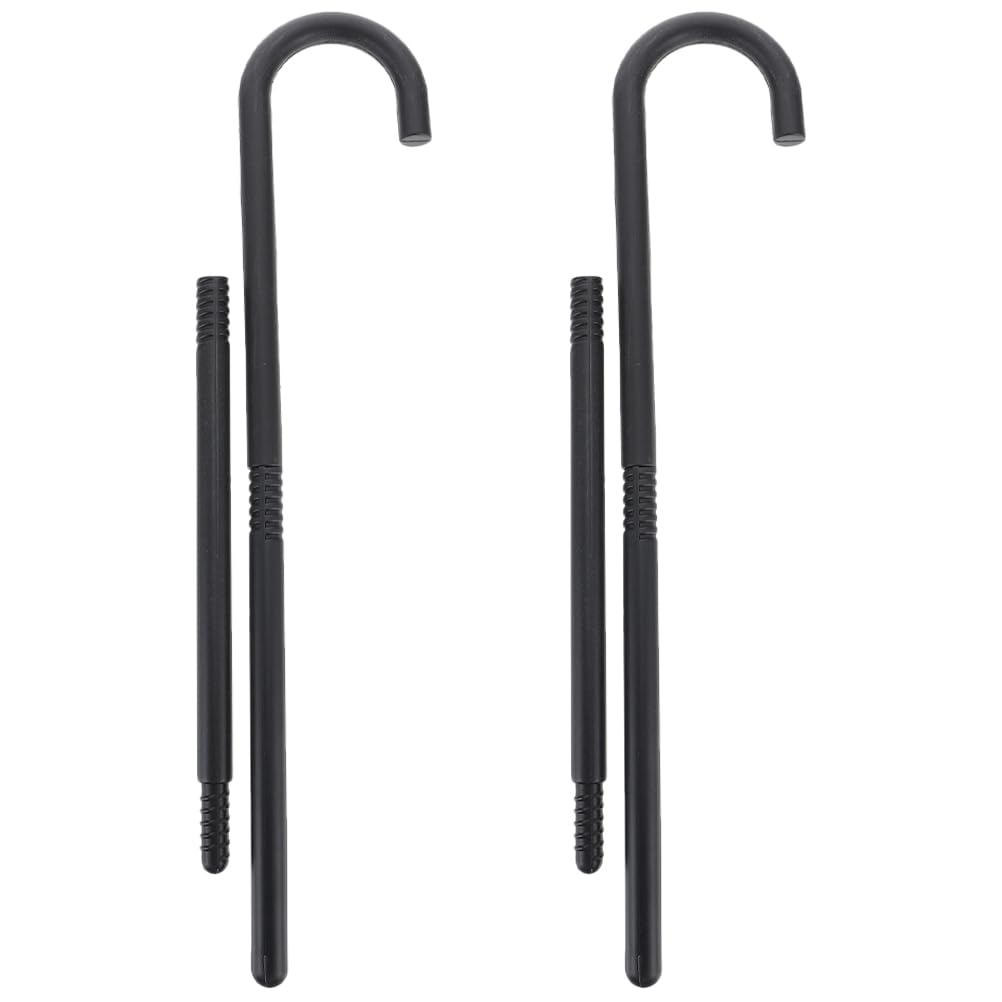 Photo 1 of JOINPAYA 2 Sets Plastic Prop Canes: Crutches Props Cross-Dressing Costume Walking Cosplay Wand Dance Cane Rambo Prank Trick Accessory for Party Halloween Cosplay Magician 29.87X3.93X0.71in