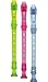 Yamaha YRS-20 Soprano Translucent Recorder with Baroque Fingering Translucent Pink