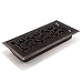 Accord AMFRRBC410 Charleston Floor Register, 4-Inch x 10-Inch(Duct Opening Measurements), Dark Oil-Rubbed