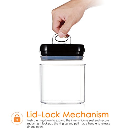 image for Larger Storage Container, [5-Piece] Senbowe Air-Tight Food Storage Con