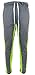 Henry & William Men's Techno Track Pants W/Ankle Zipper