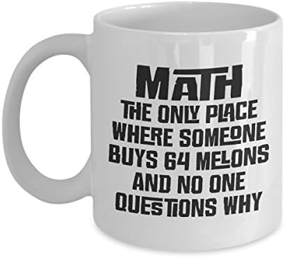 Math 64 Melons Coffee Mug-White