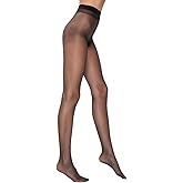PENTI 5 Den Ultra Sheer Pantyhose | Barely-There Transparent Women's Tights | Seamless with Breathable Gusset