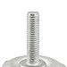 Shepherd Hardware Heavy Duty TPR Rubber Caster Wheel with Swiveling Threaded Stem w/ Brake-3-Inch-110 lb. Load Capacity-Non-Marking for use in Hospitals,Food Service,& Other Institutional Applications