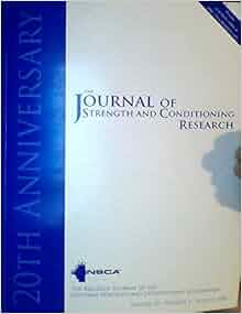 Journal of Strength and Conditioning Research (Volume 20 ...