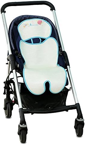 Dile Baby Summer Stroller Mat Toddler Seat Cushion Breathable Pad For Stroller (blue)