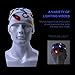 LED Christmas Hat, DAXIN DX Light up Christmas Bulb Necklace Beanie Hats Caps Blinking Knitted Christmas Hat Costume for Men Women Kids, 7 LED 3 Flashing Modes, Party Favors, Best Gifts