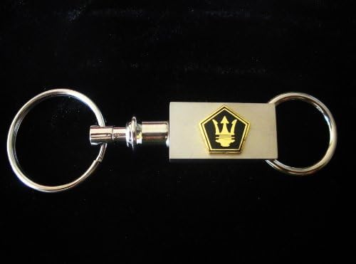Maserati TC Brushed Silver Valet Pull Apart Key Chain