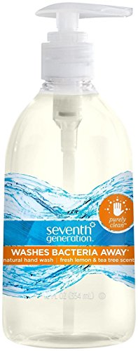 Seventh Generation Purely Clean Hand Wash, Fresh Lemon and Tea Tree, 12 Ounce