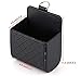 TRUE LINE Automotive Car Interior Air Vent Dash Mount Phone Storage Coin Bag Case Organizer Cellphone Holder Box with Hook (Black)