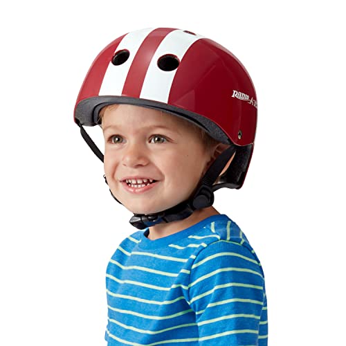 Radio Flyer Helmet, Toddler & Kids Bike Helmet For Ages 25, Red