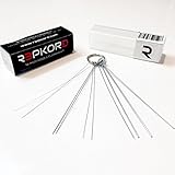 Repkord 3D Printer Precision Drilling and Nozzle Cleaning Kit. 10 piece multi-size variety pack 0.2mm 0.25mm 0.3mm 0.35mm 0.4mm 0.5mm 0.6mm 0.8mm 1.0mm 1.2mm 10PCS total E3D v6 and Volcano compatible