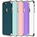 iPhone 7 Plus Case, RANVOO Thin Hard Slim Fit Stylish Cover 3 Detachable Parts Case, Dark Green [Clip-ON]