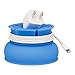 Allsop Digital Innovations 31664 Nest XL Tangle-Free USB Cable and Phone Charger Case/AirPods Organizer fits Earbuds/Earphones, Durable and Compact Storage System, Blue