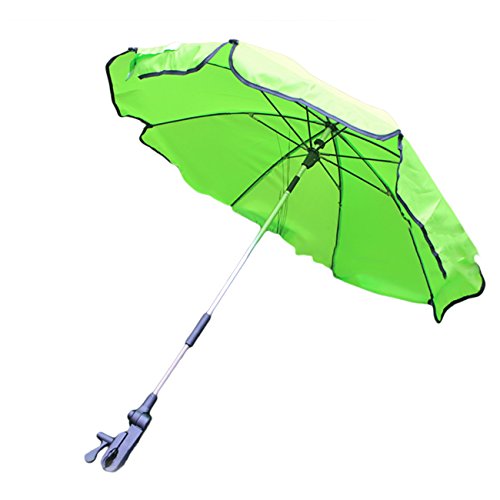 THEE Wheelchair Pushchair Baby Stroller Parasol Rain Sun Canopy Stretchable Pram Stroller Umbrella Holder Clip Clamp