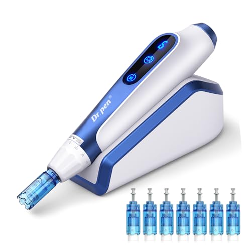 Dr. pen Ultima A11 Micro Needling Pen with Intelligent Sensor Base, Comfortable Wireless Design, Ideal for Beauty Salons & Home