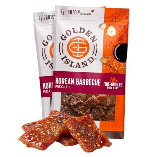 BBQ Golden Island Korean Pork Jerky 2 Pack 9 oz