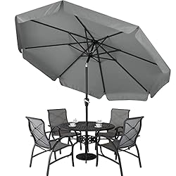 ABCCANOPY Premium Patio Umbrellas 10' Dark Gray