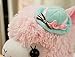 Plush Toy for Kids PINK Alpaca in Pillbox Hat Stuffed Lamb 35CM