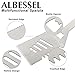 Albessel Professional BBQ Grill Tool Set,Stainless Steel BBQ Grill Set,Outdoor BBQ Grill Tool Set - 33 Pieces with Case