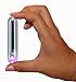 Rechargeable Bullet Vibrator Personal Massager: Portable, Pink and Metallic, Waterproof, 10 Frequency for Men and Women Vibrators Massagers