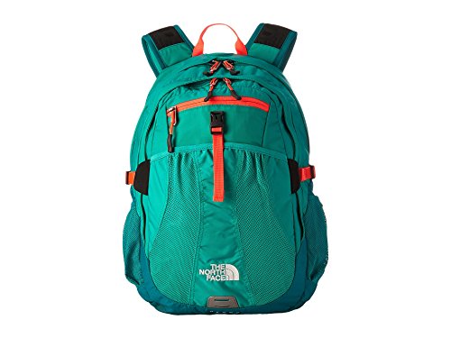 billiard green and fiery coral north face backpack The Borealis Meld Grey Dark Heather/TNF Black has articulated shoulder straps The North Face Women's Jester