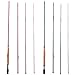 Sougayilang Fly Fishing Rod 4 Piece 9 Feet Graphite Carbon Fly Fishing Pole for Trout Salmon Carp Pikes Fly Fishing
