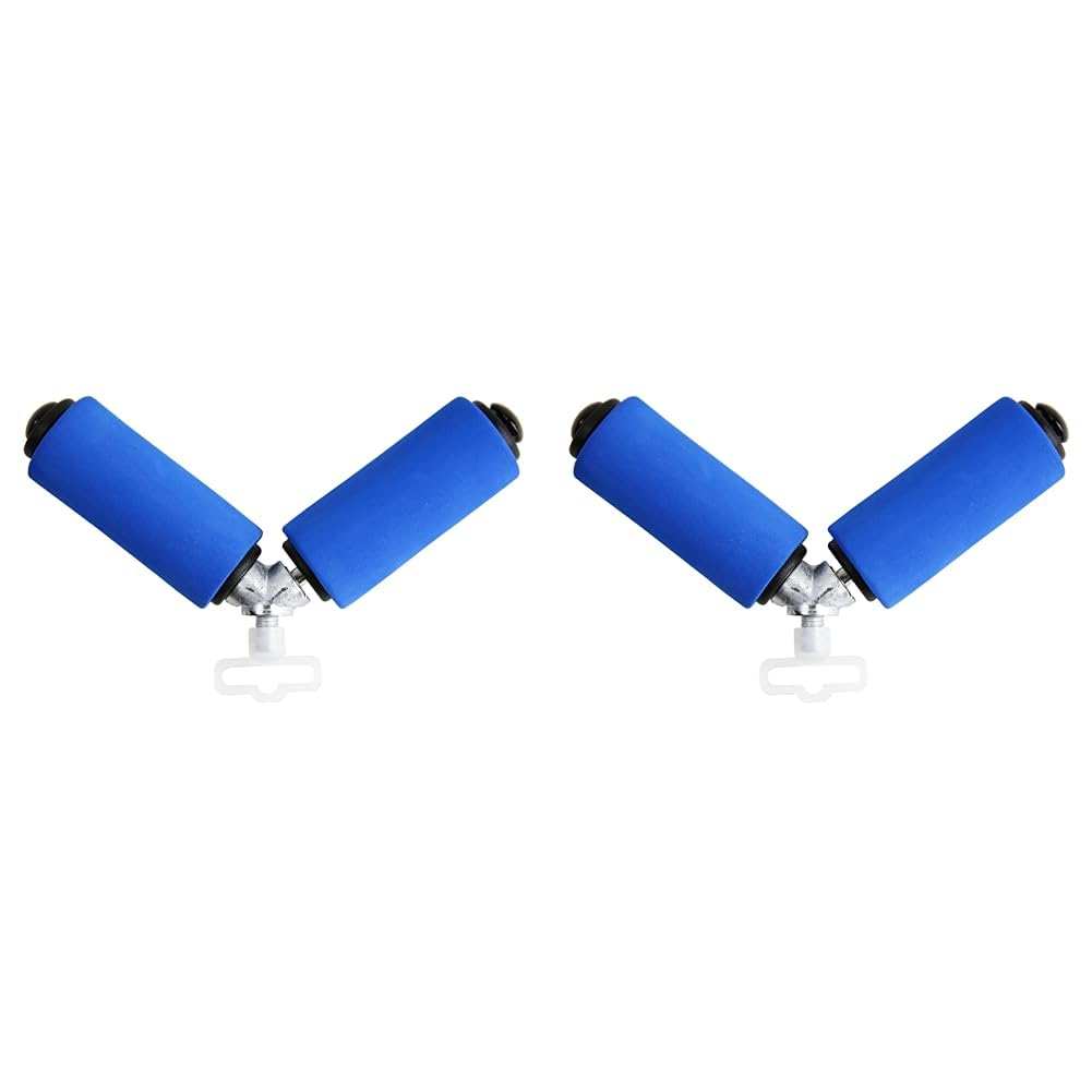 Dinsmores Pole Roller Rest - Blue, 8 cm (Pack of 2)