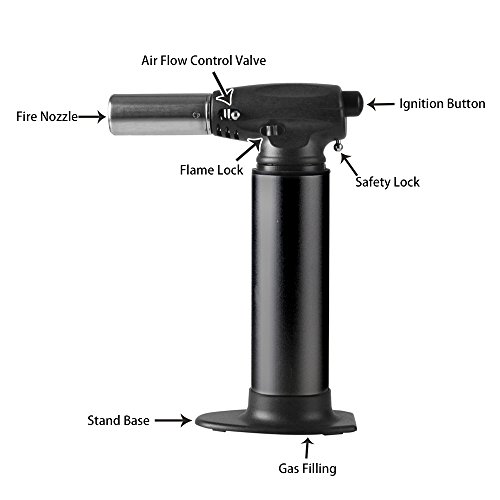 1 Soldering+Refillable+Jewelry+Torch+Kitchen+Adjustable+Flame+Security