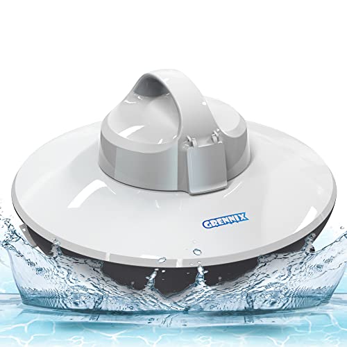 Grennix Robot Pool Cleaner Cordless Robotic Pool Vacuum for Above