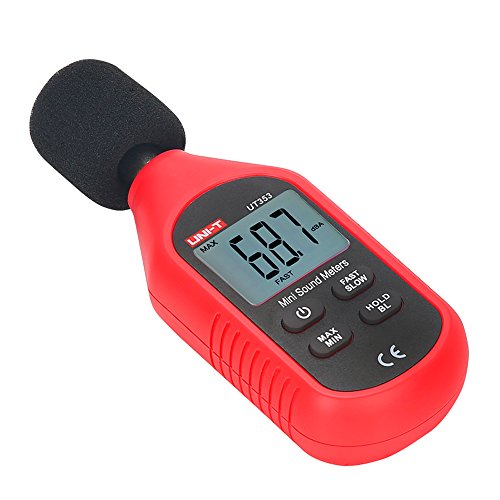 UNI-T UT353 LCD Digital Sound Level Meters Noise Decibel Tester 30-130dB Monitor
