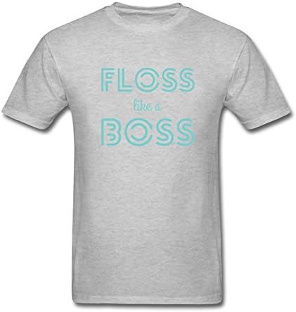 Floss Like A Boss Funny Classical Tshirts For Mens Grey M