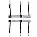 Chorade Mens Shirt Stays Garters Belt Holders with Non-slip Locking Clamps