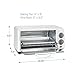 MaxiMatic ETO-113 Elite Cuisine 2-Slice Toaster Oven with 15 Minute Timer, White