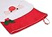 Santa’s Beard Christmas Stocking by Clever Creations | Soft Plush Felted Cloth | Easy to Personalize | Fun Holiday Décor | Measures 16” Tall