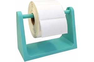 Label Holder for Rolls & Stickers, Thermal Label Holder for Desktop Label Printer, Sticker Dispenser for Shipping, Accessory 