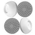 Baby Gates Wall Pads (4 Pack Guard) Safety Indoor Gate Wall Protector - Improved Small Compact Wall Cups Saves Trim & Paint - Best Dog Pet Child Kid Walk Through Pressure Mounted Gates Guard
