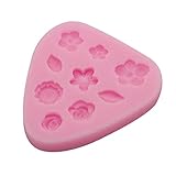 Vipe Cake Molds Fondant Sugarcraft Cake Chocolate Soap DIY Mold Baking (9 Flower)