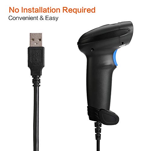 LENVII 2D Barcode Scanner C200 USB Wired Handheld High Speed QR Code