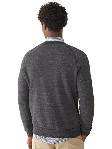 Alternative Men's Champ Fleece Sweatshirt, Eco Black, Medium