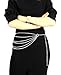 NYfashion101 Trendy Belly Chain Belt w/ Multi Link Chains & Loop IBT1005-Silver