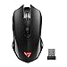 VicTsing Wireless Gaming Mouse Unique Silent Click, Portable Silent Mouse 2.4GHz Dropout-Free Connection PC Windows 7/8/10/XP Vista Linux, Black