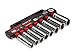 TEKTON 3/8-Inch Drive Deep Socket Set, Metric, Cr-V, 10 mm - 19 mm, 8-Sockets | 1240