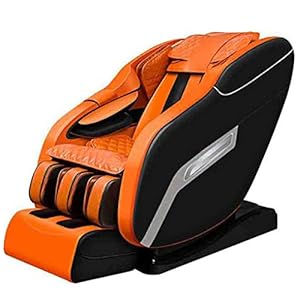 CSPFAIZA 8D Intelligent Massage Chair with Heat, 3D Surround Sound, Zero Gravity, Automatic Recliner for Men, Women, Seniors and Long Hours of Work – Orange
