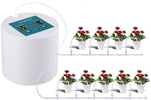 MASTER TRADE Automatic Drip Irrigation Kit, Self Watering System, Vacation Plant Watering, 10M Tube Kits for Potted Plants 15-Day Watering Time&Watering Interval Time Setting