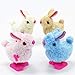 Double Couple 8 Pack Easter Eggs Filled with Wind-Up Rabbits and Chics Surprise Prefilled Plastic Easter Egg Toys Set for Party Favors Easter Basket Stuffers Fillers (4 Rabbits and 4 Chicks)