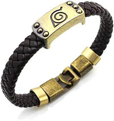 Multiculture Naruto Bracelet Konoha Symbol Sasuke Hatake Kakashi Anime Manga Cosplay