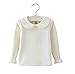 Baby Girls Cotton Long Sleeve T Shirt Blouse Tops Bottom Tee