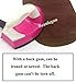 Beaulegan Repair Patches - 4 PCS Elbow Knee Iron-on Velvet Patches, Gray