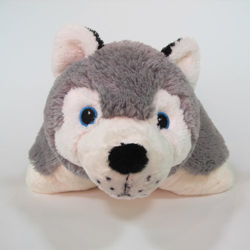 Plushez Rusty Husky Pillow Pet Amazon Co Uk Toys Games